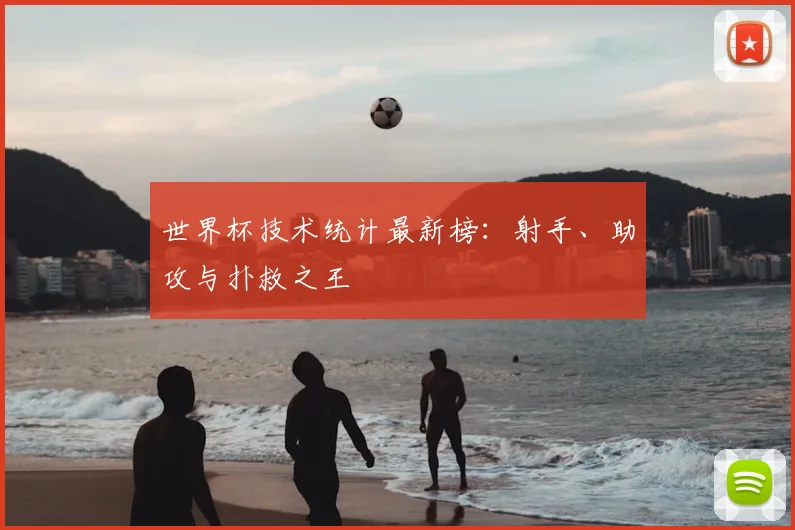 世界杯技术统计最新榜:射手、助攻与扑救之王